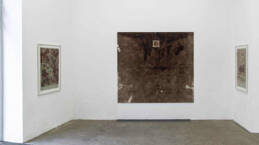 Hermann Nitsch and Julian Schnabel. Courtesy of Galerie Elisabeth & Klaus Thoman