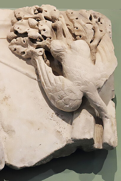 Stymphalian birds at Musée Saint-Raymond, situated within Villa Chiragan, providing a captivating window into ancient mythological imagery