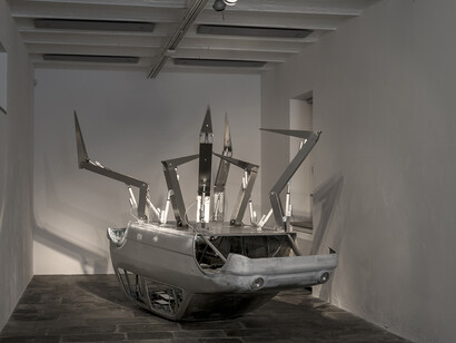 Donato Piccolo, Imprévisible, Project Room #7, Milano, Fondazione Arnaldo Pomodoro, immagini di allestimento, foto di Carlos Tettamanzi, courtesy Fondazione Arnaldo Pomodoro 