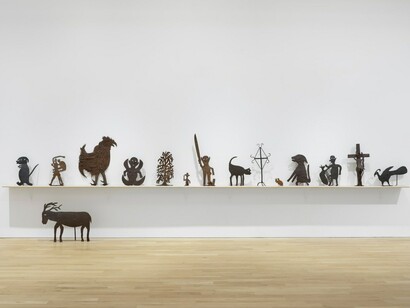 Various artists, Ayiti Toma II. Faith, family, and resistance, exhibition view. Courtesy of Luhring Augustine Gallery