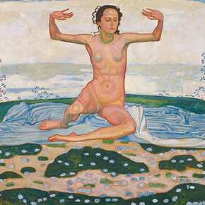 Ferdinand Hodler, Der Tag, 1900, um, 1910 überarbeitet  © Kunstmuseum Luzern,  Depositum der  Bernhard Eglin-Stiftung,  Foto: Andri Stalder, Luzern