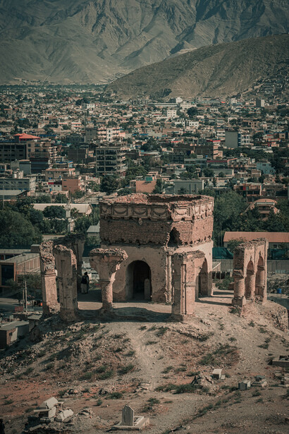 Kabul, Afghanistan, showcases a predominantly brown, urban setting, shaped by its surroundings and architecture