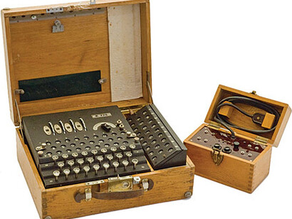 Enigma Machine. Courtesy of The Military Museums 