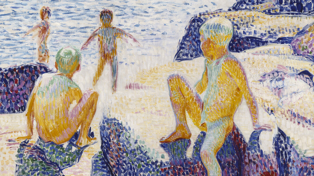 Verner Thomé: Bathing Boys, 1910. Ateneum Art Museum, coll. Hoving. Photo: Finnish National Gallery / Hannu Aaltonen