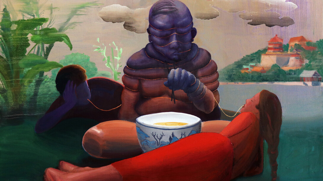 Aniel B. Dias, A borrowed window. Cortesia di Dorothy Circus Gallery