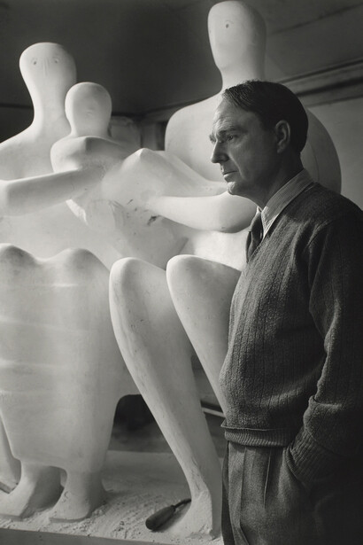 Yousuf Karsh, Henry Moore (1898–1986) (détail), 7 mai 1949. Avec l'aimable autorisation du National Gallery of Canada