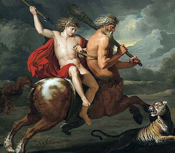 Gagneraux, Achille e Chirone