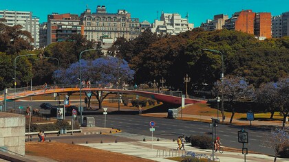 The streets and skyline of Buenos Aires in Argentina, presenting a nation shaped by both historical memory and contemporary change