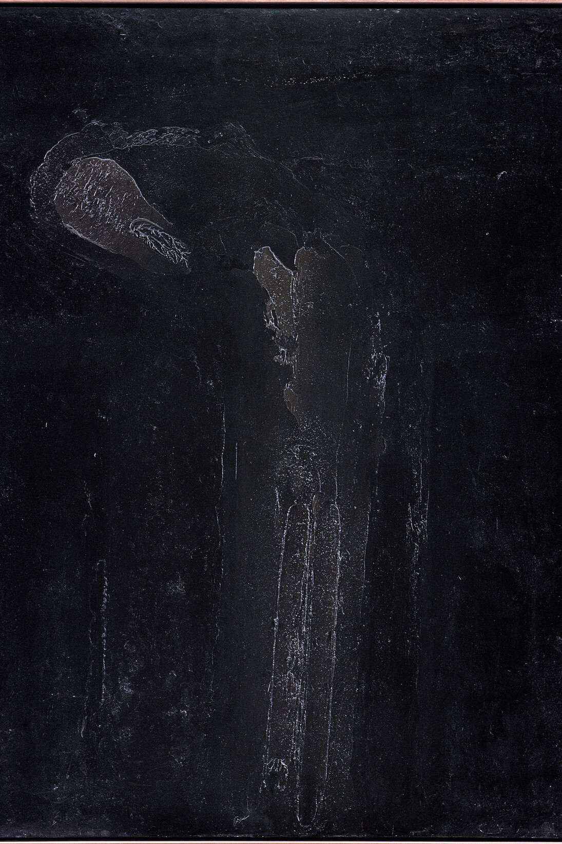William Congdon, Crocefisso  101, 1974
olio su faesite, 105 x 80 cm, Milano, The William G. Congdon Foundation
