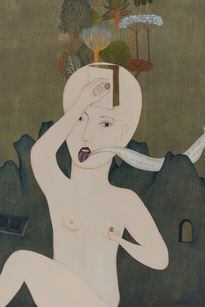 Cecilia Vicuña, Obstructing the doors is dangerous, 1972/2023. Courtesy of the Irish Museum of Modern Art 