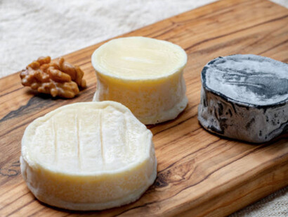 Il formaggio di capra Cabécou du Périgord della Dordogna, sud della Francia