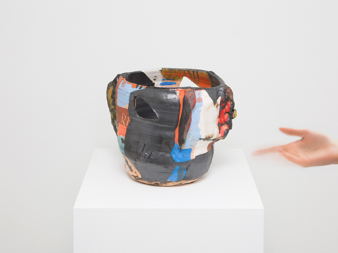 Roger Hermanm Untitled Rh 2014, 2014, Glazed Stoneware, H27.9 D25.4 cm / H11 D10 in, Unique, Courtesy Carpenters Workshop Gallery