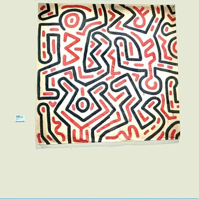 Keith Haring, Partial set for Secret Pastures, 1984, Nakamura Keith Haring Collection, Keith Haring Artwork ©Keith Haring Foundation, Photo: Alma Reyes
