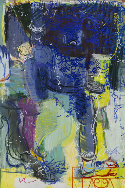Sangram Majumdar, Monstermashup 4 (detail), 2025. Courtesy of Galerie Mirchandani + Steinruecke