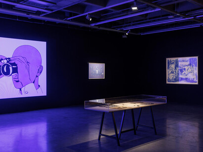 Berke Yazıcıoğlu, Helix, exhibition view. Courtesy of Dirimart Pera