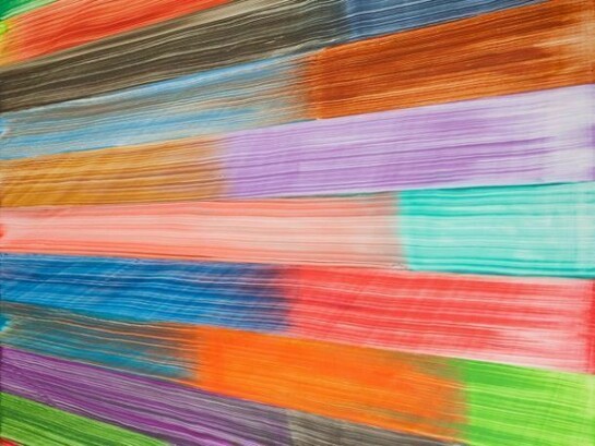 Bernard Frize, Nomade 2013, 110 x 130 cm