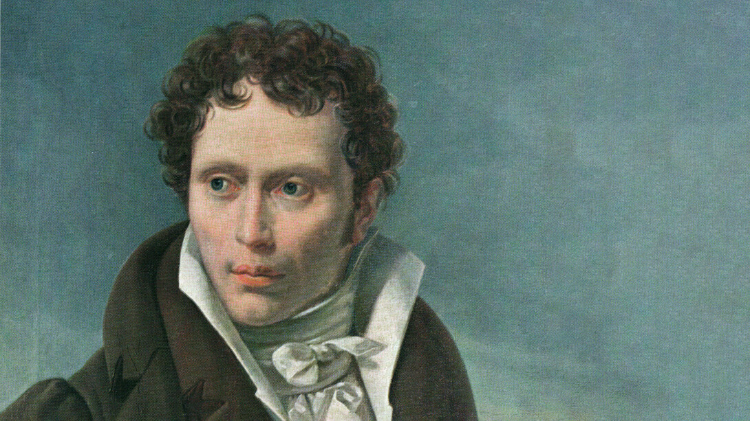 Retrato de Arthur Schopenhauer de 1815 alrededor de sus veintiocho años por Ludwig Sigismund Ruhl