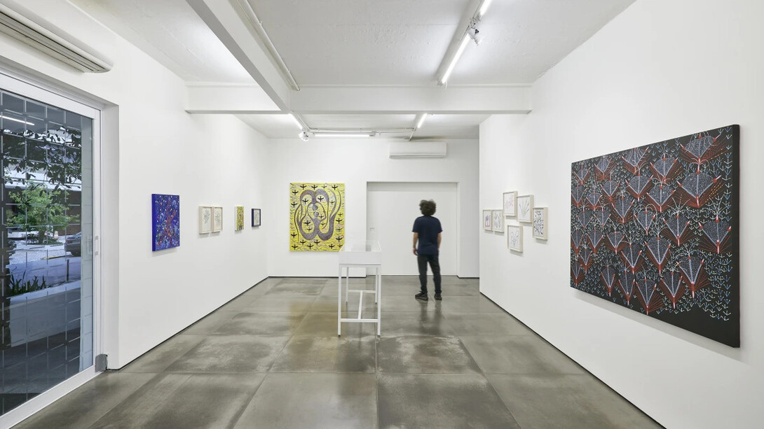 Gerardo Rosales, Caçador de Fábulas, vista da exposição. Cortesia da Galeria Nara Roesler