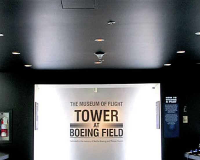 The Tower at Boeing Field. Courtesy of The Museum of Flight