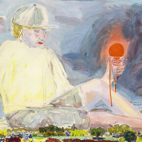 Lisa Sanditz, Missing mountain (Stewart’s Sherbet sun) (detail), 2026. Courtesy of Alexandre Gallery