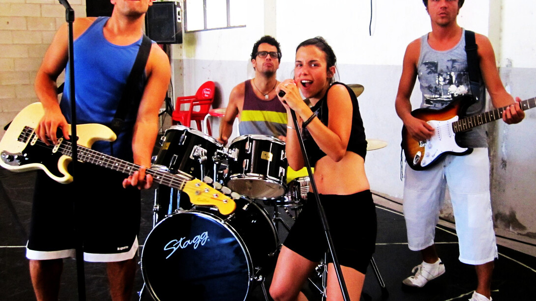 Ensayo de un grupo de música