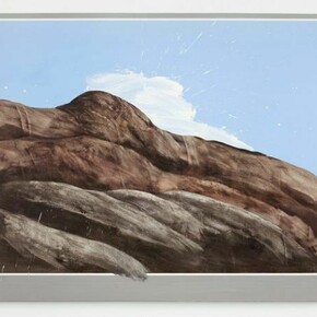 Llyn Foulkes, The Splash, 1984, Mixed Media, 72 x 96 inches (182.9 x 243.8 cm) © Llyn Foulkes, photograph taken by Lance Brewer, courtesy of Andrea Rosen Gallery