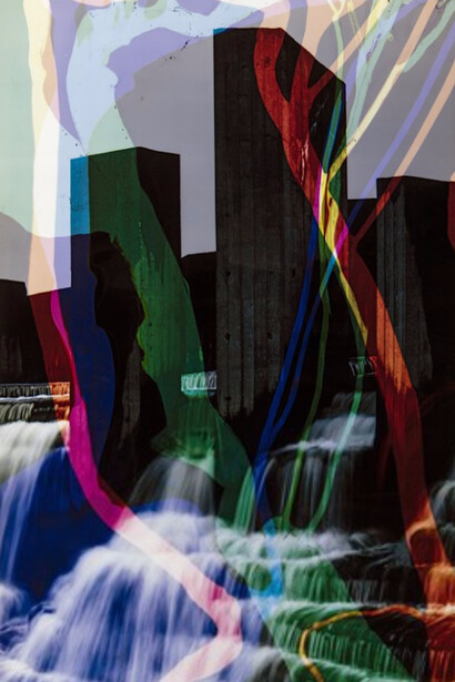 Matthew Brandt, Stepping Stone Falls 2 Y3M2C1, 2016. Courtesy of Yossi Milo Gallery