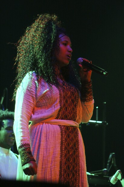 Fendika performing at GlobalFest during APAP 2016 in New York City. Photo: Catalina Maria Johnson