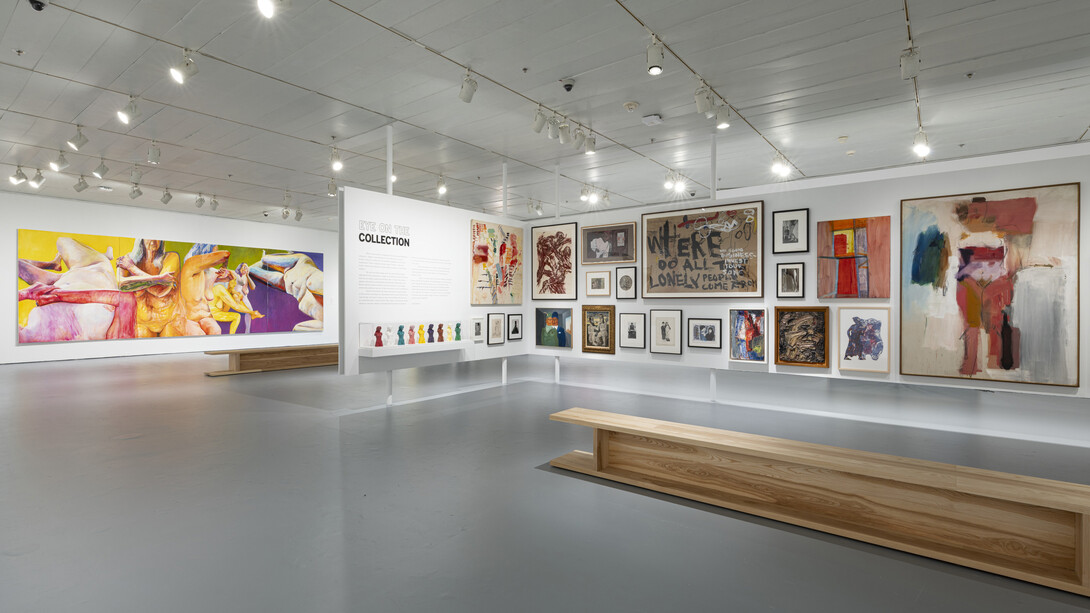 Joan Semmel, In the flesh, exhibition view. Courtesy of the Jewish Museum