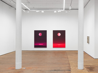 The Moon and I, 2023, installation view, photo by Lance Brewer. Courtesy of Grimm, NYC