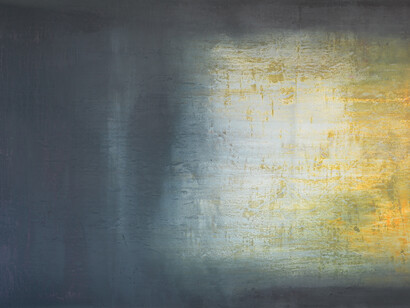 Manuel Bonfanti, Light in Space, 2020, tecnica mista su tela, cm 195 x 110 © Concessione dell'artista