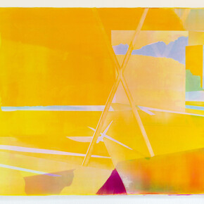 Zoe Walsh. opening (flood), 2018. Acrylic on canvas. 20 × 30 in; 50.8 × 76.2 cm. Image courtesy of Zeit Contemporary Art, New York.


