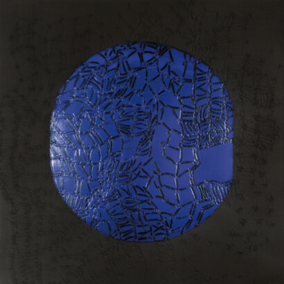El Anatsui, Untitled (from the Circular Series). Courtesy of October Gallery
