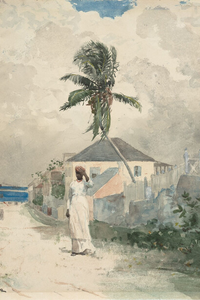 Winslow Homer, Along the road, Bahamas (detail), 1885. Courtesy of Blanton Museum