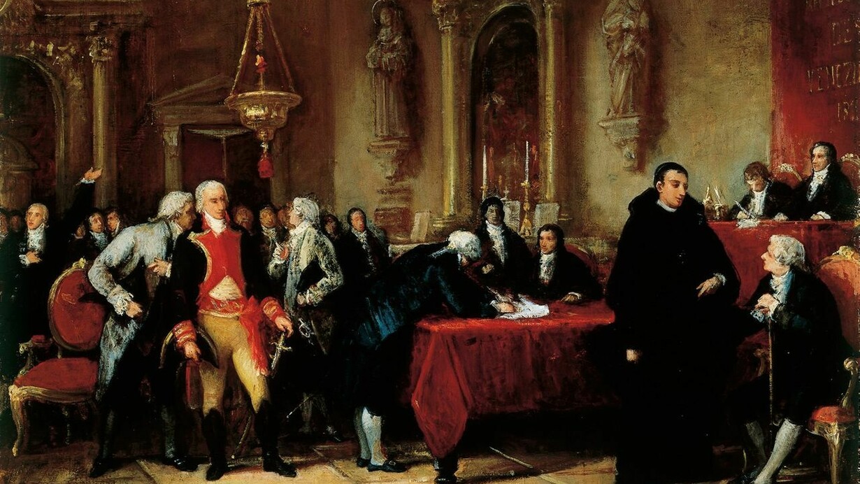 Boceto para 'La firma del Acta de Independencia' (1875), Martín Tovar y Tovar