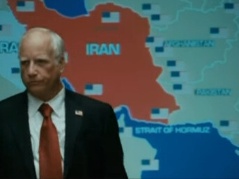 Scena della "War Room" del film del 2008 'W.' diretto da Oliver Stone