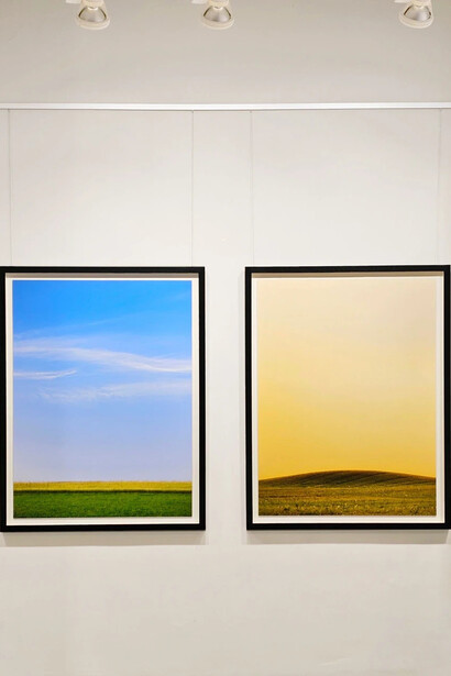 Juss Saska, Unearthly Estonia, exhibition view. Courtesy of Okapi Gallery