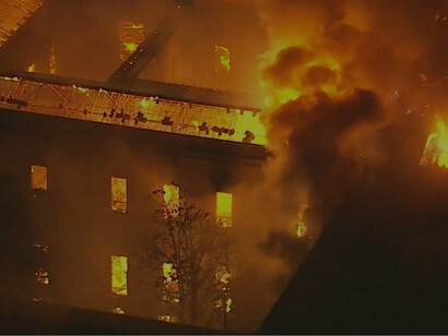 Museu Nacional do Brasil em chamas, Rio de Janeiro (2018)