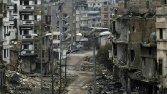 Homs, totally destroyed by the war