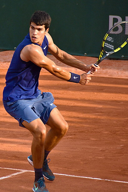 Carlos Alcaraz. Le prodige ibère va-t-il  pouvoir enchaîner le Masters parisien puis l’ATP Finals de Turin ? ©  Par Yannick JAMOT — Travail personnel, CC BY-SA 4.0