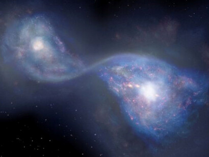 B14-65666, el ejemplo más antiguo hasta ahora descubierto de la fusión de galaxias