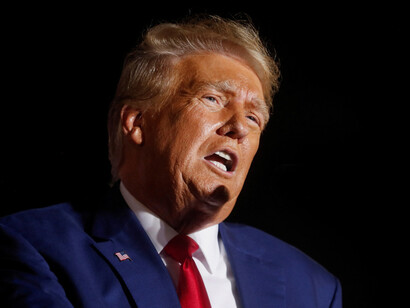 Donald Trump en su campaña para ser nominado candidato presidincial del Partido Republicano de los EE. UU.