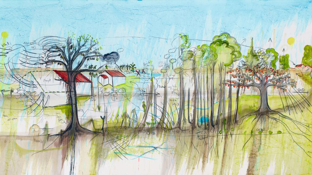 De la vallée, artwork in exhibition. Courtesy of Power Station of Art