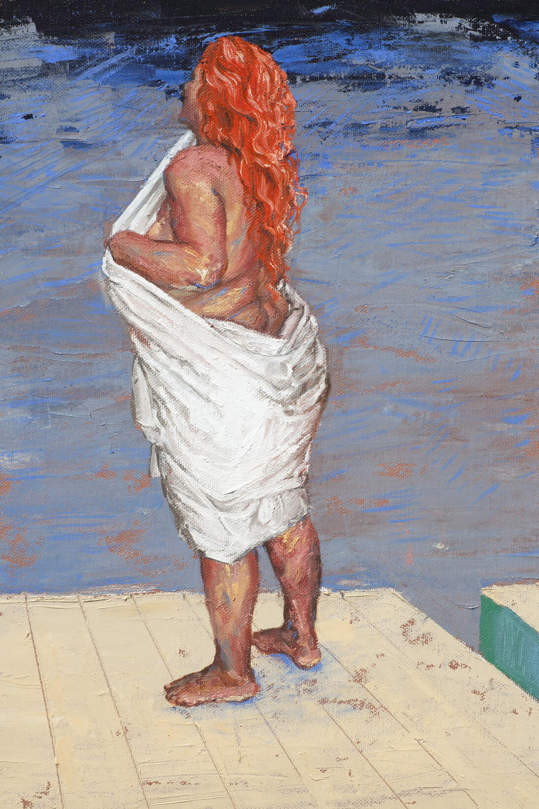 Mira Kliger. Batsheba. Oil on Canvas, 30 x 24 cm