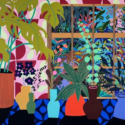 Mary Finlayson, Window View, 2023. Courtesy the artist and Eleanor Harwood Gallery