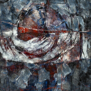  Asma Fayoumi, The Witness, 2013, 100 x 120 cm, acrylic on canvas 