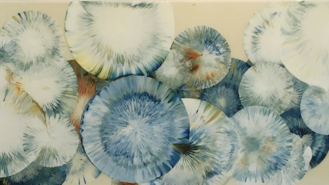 Jennifer Glover Riggs, Gaea No21, Acrylic on Wood, 30x15. Courtesy of Elisa
Contemporary Art