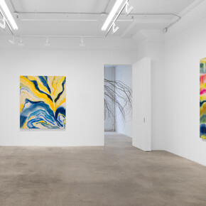 Sarah Blaustein, Central Feeling, 2023, installation view, photo by Inna Svyatsky. Image courtesy of the artist and Hesse Flatow, New York