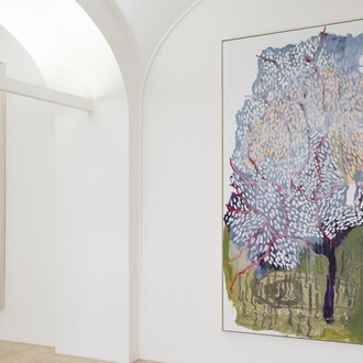 Portia Zvavahera, Like flowers we fade, vista della mostra. Cortesia di Fondazione Memmo Arte Contemporanea