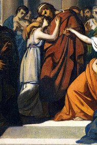 La séparation d' Œdipe et de Jocast, Alexandre Cabanel